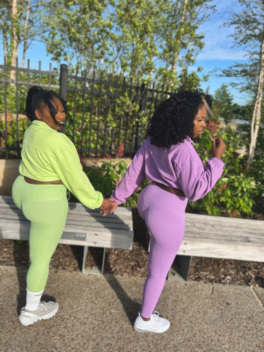 Lean Green Athleisure Set - Stay Stylish and Active in Comfort - The True Professional Co